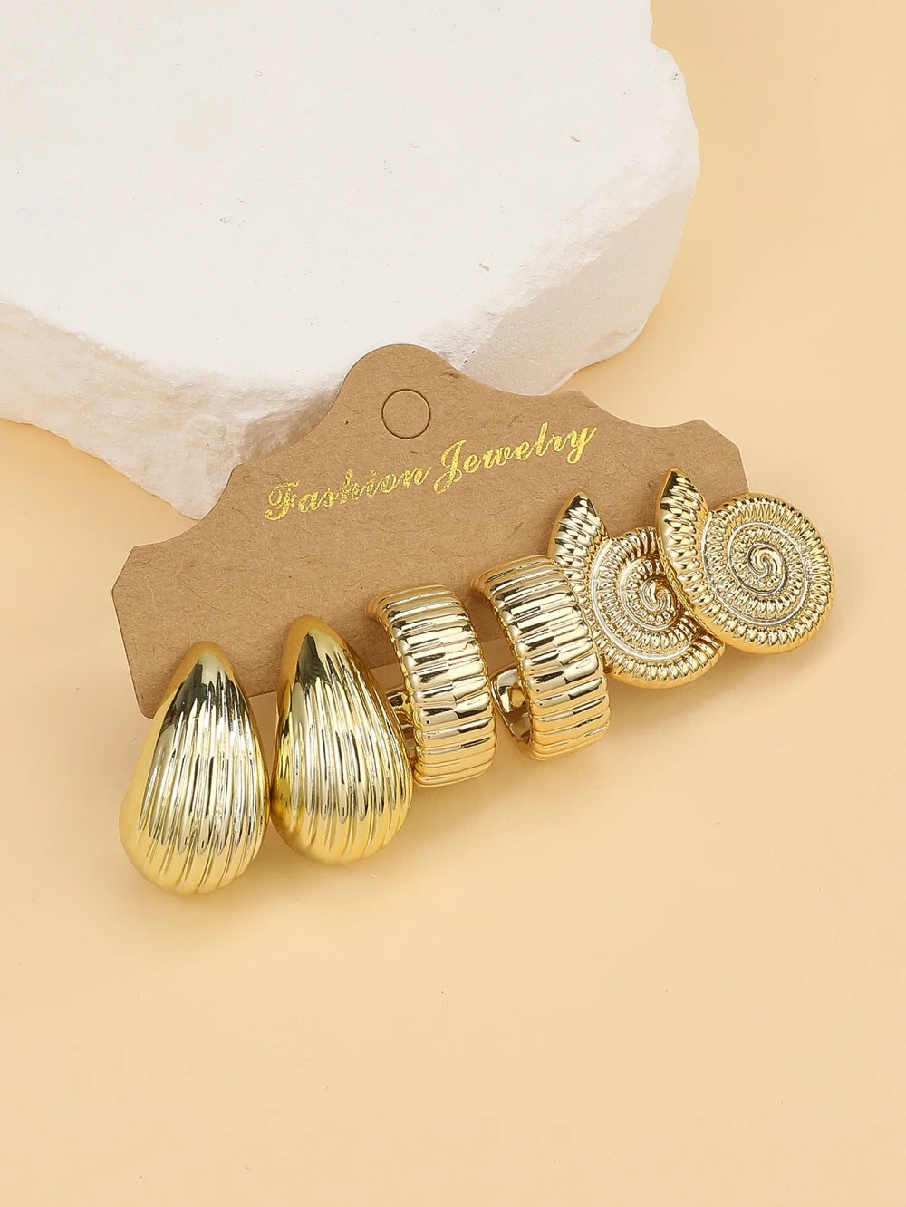 Seashell & Starfish Earring Set
